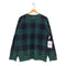 トミーヒルフィガー TOMMY HILFIGER フラッグタグ チェック柄ウールコットンニット メンズ L/G