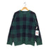 トミーヒルフィガー TOMMY HILFIGER フラッグタグ チェック柄ウールコットンニット メンズ L/G