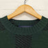 トミーヒルフィガー TOMMY HILFIGER フラッグタグ チェック柄ウールコットンニット メンズ L/G
