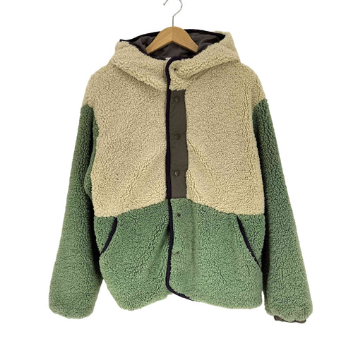 パワートゥザピープル POWER TO THE PEOPLE 切替し フーディ ボア ジャケット レディース JPN:M