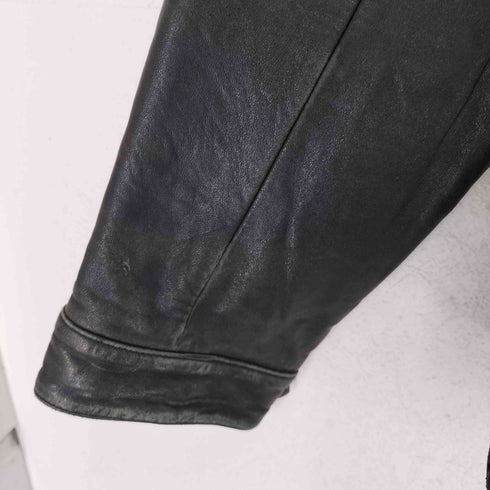 バナナリパブリック BANANA REPUBLIC Genuine Leather シングルレザージャケット メンズ M