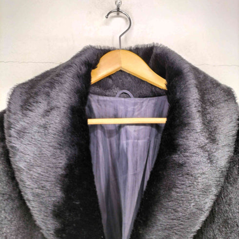 女優襟 ファーコート レディース