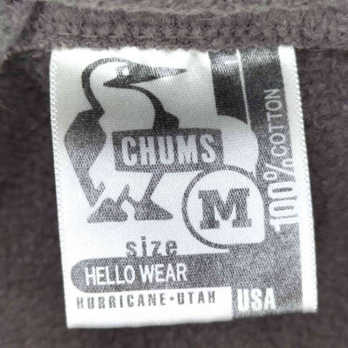チャムス CHUMS 90S USA製 ハリケーントップ スウェット メンズ JPN:M