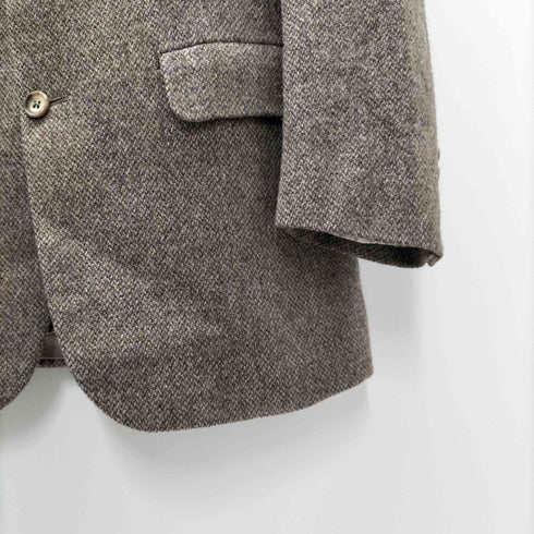 LEXINGTON CLUB Stretch tweed 英国製 ウール ツイード 2B テーラード ジャケット メンズ import:L