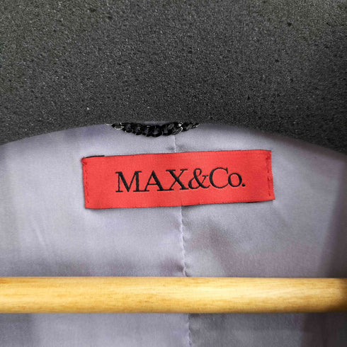 マックスアンドコー MAX&CO. チェック テーラードジャケット レディース USA10