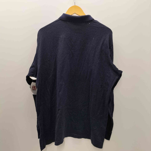 ポロバイラルフローレン Polo by RALPH LAUREN PIMA COTTON ピマコットン 総柄 L/S ポロ シャツ メンズ import:XL