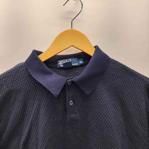 ポロバイラルフローレン Polo by RALPH LAUREN PIMA COTTON ピマコットン 総柄 L/S ポロ シャツ メンズ import:XL
