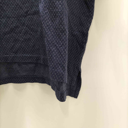 ポロバイラルフローレン Polo by RALPH LAUREN PIMA COTTON ピマコットン 総柄 L/S ポロ シャツ メンズ import:XL