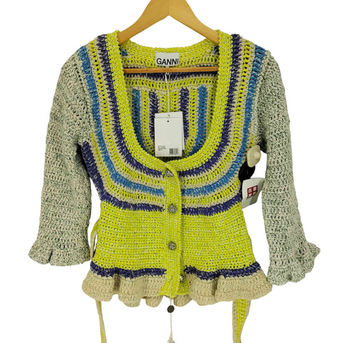 ガニー Ganni CROCHET CARDIGAN レディース import:M