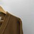 70S BRISTOL PRODUCTS USA製 DSW ワッペン アクリル ニット レタード カーディガン ロングリブ メンズ US:38