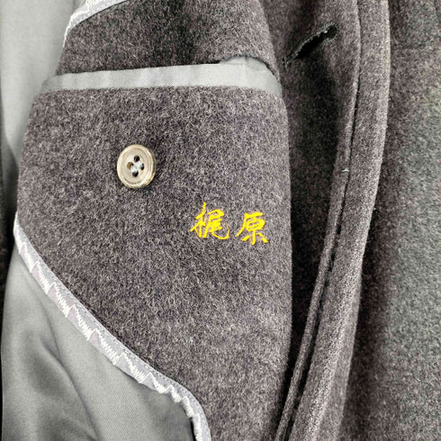 CALMO BOSCO CASHMERE 100% カシミヤ ステンカラーコート メンズ 90 78 165