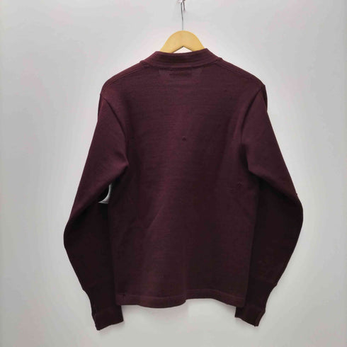 60-70S Coleman KNITTING MILLS エンブレム ロゴ ワッペン ニット レタード カーディガン ロングリブ メンズ