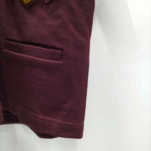 60-70S Coleman KNITTING MILLS エンブレム ロゴ ワッペン ニット レタード カーディガン ロングリブ メンズ