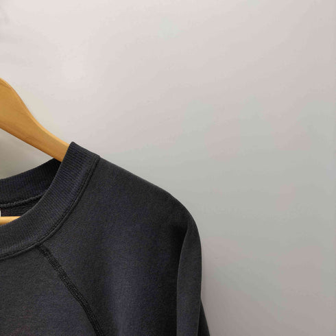 80S Hanes ボディ ACTIVEWEAR USA製 コットン アクリル ラグランスリーブ ブランク スウェット メンズ 2X-BIG