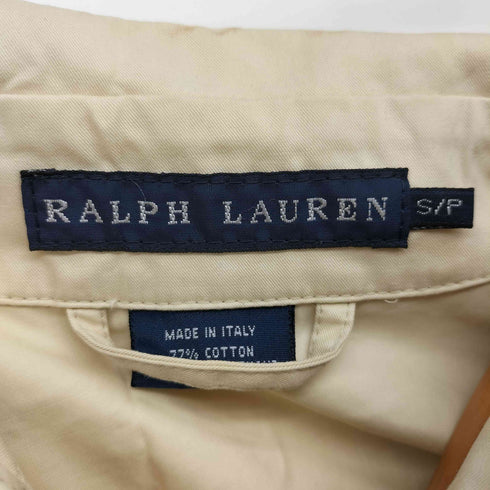 ラルフローレン RALPH LAUREN イタリア製 ステンカラー スプリング ロング コート レディース import:S