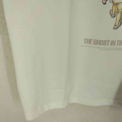 フロントキャラクタープリントクルーネックTシャツ メンズ XL