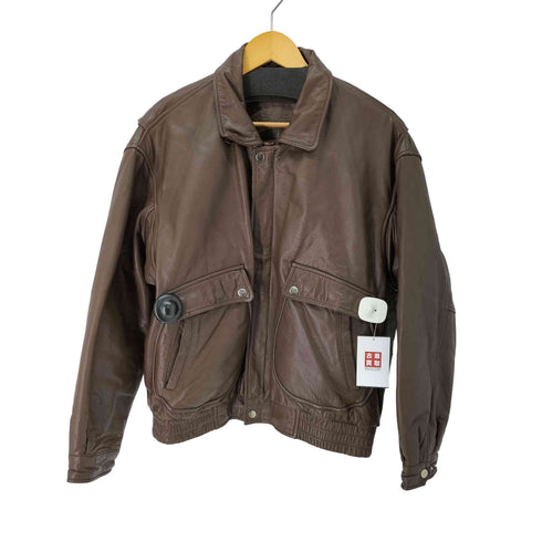 genuine leather A-2型 牛革 レザーフライトジャケット メンズ