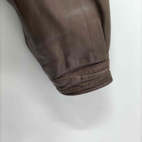 genuine leather A-2型 牛革 レザーフライトジャケット メンズ