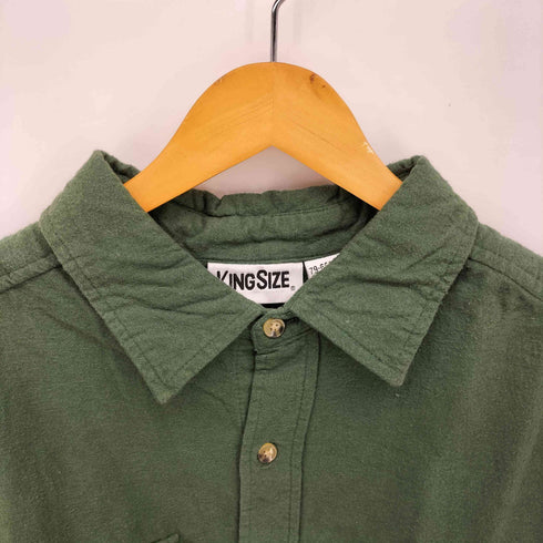 キングサイズ KINGSIZE 00S シャモアクロス レギュラーカラー L/S シャツ メンズ import:XL