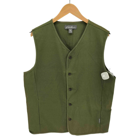 エディーバウアー Eddie Bauer コットン アウトドア ベスト メンズ import:M