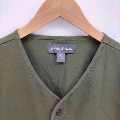 エディーバウアー Eddie Bauer コットン アウトドア ベスト メンズ import:M