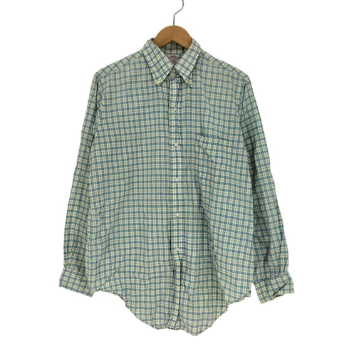 ブルックスブラザーズ BROOKS BROTHERS 80-90S USA製 ギンガムチェック B/D L/S シャツ メンズ 15 1/2 R