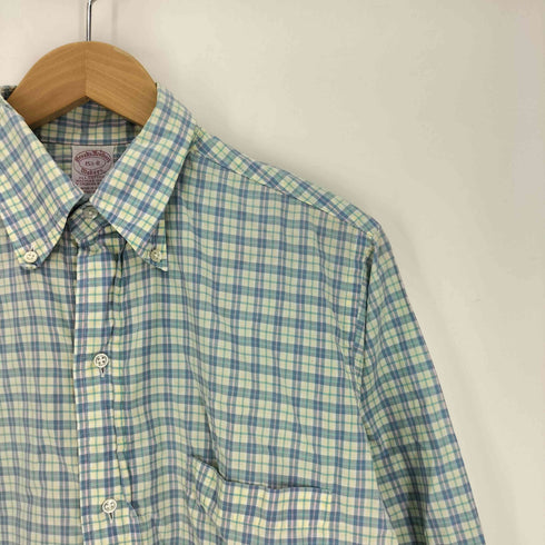 ブルックスブラザーズ BROOKS BROTHERS 80-90S USA製 ギンガムチェック B/D L/S シャツ メンズ 15 1/2 R