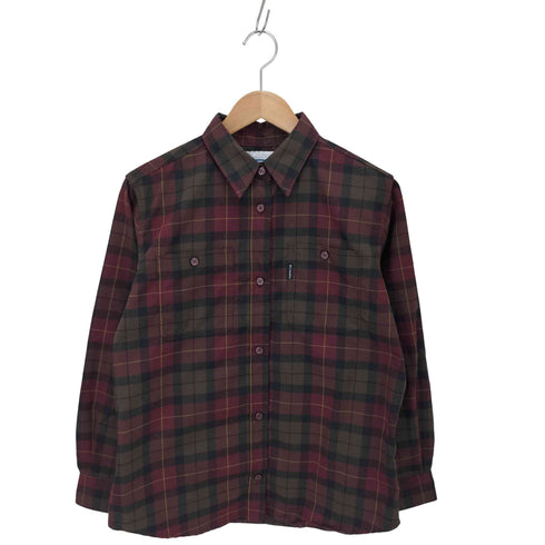 コロンビア Columbia ダブルポケット チェック シャツ レディース import:L