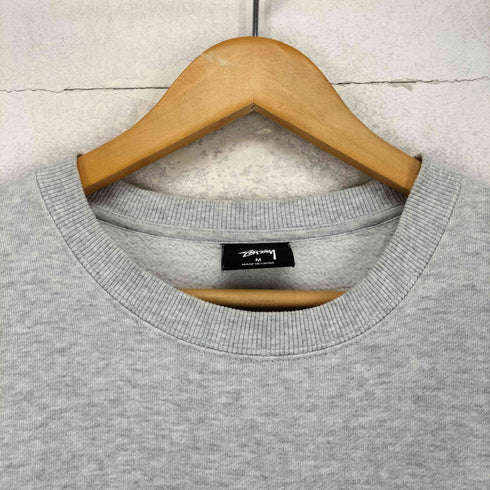 ステューシー Stussy フロントプリントクルーネックスウェット メンズ M