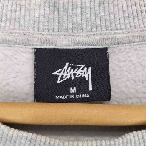 ステューシー Stussy フロントプリントクルーネックスウェット メンズ M
