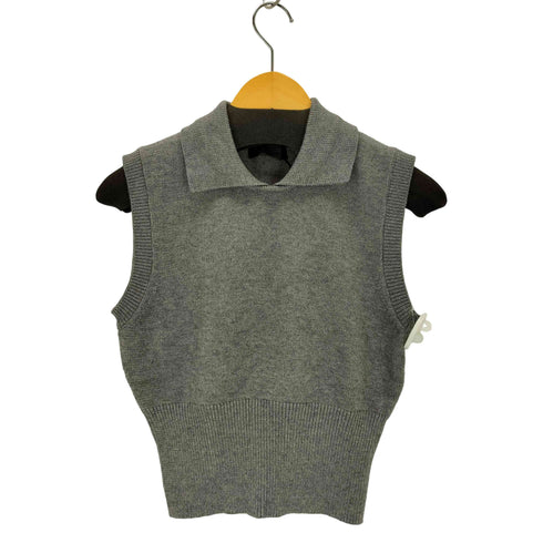 ザラ ZARA ポロ襟ニットベスト レディース import:L