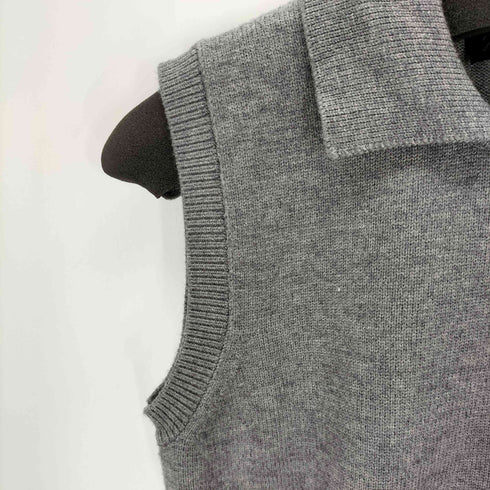 ザラ ZARA ポロ襟ニットベスト レディース import:L