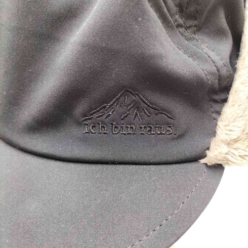 ショッフェル schoffel ICH BIN RAUS ロゴ刺繍 2WAY フライト キャップ メンズ 60