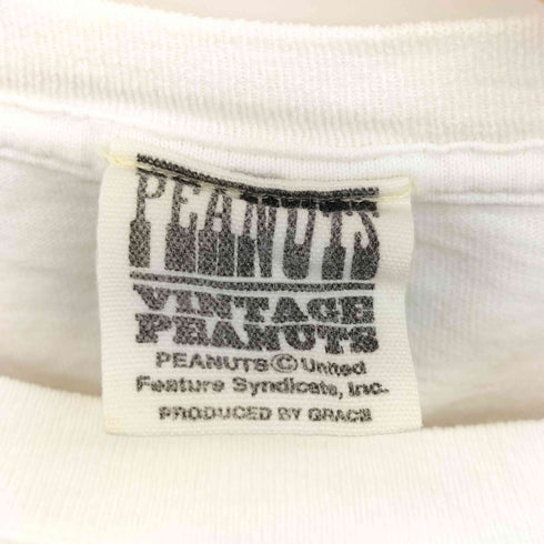 ピーナッツ PEANUTS USA製 VINTAGE PEANUTS US キャラクタープリント S/S Tシャツ レディース import:M