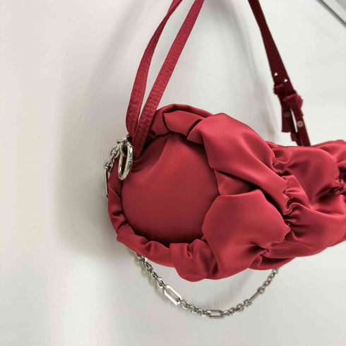 ザラ ZARA ギャザーショルダーバッグ レディース