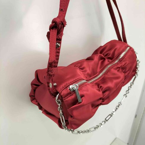 ザラ ZARA ギャザーショルダーバッグ レディース