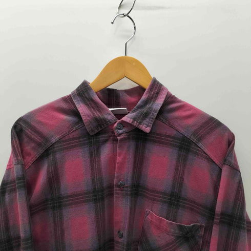 COUNTY SEAT NUOVO USA製 グラデーションチェック L/S シャツ メンズ import:M