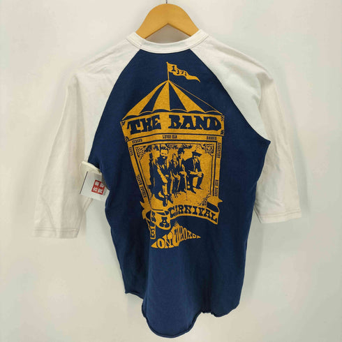 BOOTLEGGERS ロックバンドプリント バイカラー ラグラン Tシャツ メンズ import:S