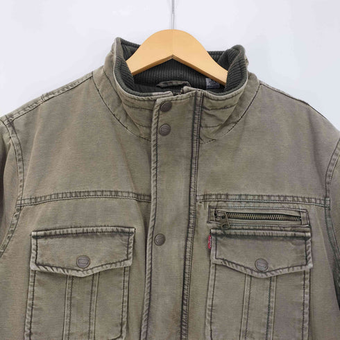 リーバイス Levis 裏地キルティン 中綿 ミリタリージャケット メンズ import:M