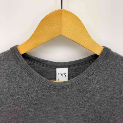 ノーコントロールエアー NO CONTROL AIR 日本製 ウール サイドスリット L/S カットソー メンズ JPN:XS