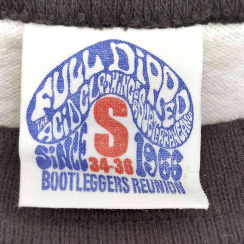 BOOTLEGGERS 両面 ロックバンド プリント バイカラー Tシャツ メンズ import:S