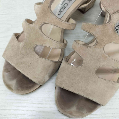 ジミーチュウ JIMMY CHOO スウェードサンダル レディース 36 1/2