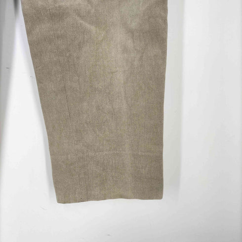 カンタレーリ Cantarelli イタリア製 別注 2タック コットンツイル ワイド テーパード パンツ メンズ 52