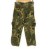 ショット Schott 日本製 COMBAT TROUSERS カモ柄 コーデュロイ カーゴ パンツ メンズ FREE