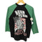 BOOTLEGGERS アーティスト キャラクタープリント BORN TO RUN 両面 アルバム プリント ラグラン Tシャツ メンズ import:S