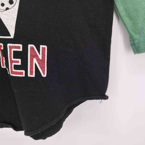 BOOTLEGGERS アーティスト キャラクタープリント BORN TO RUN 両面 アルバム プリント ラグラン Tシャツ メンズ import:S