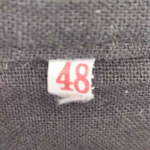 80-90s ブラック チャイナシャツ メンズ 48