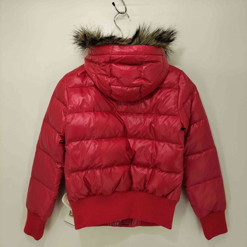ユニクロ UNIQLO 00s OLD Y2K プレミアム ファー ダウンジャケット レディース JPN:S