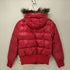 ユニクロ UNIQLO 00s OLD Y2K プレミアム ファー ダウンジャケット レディース JPN:S