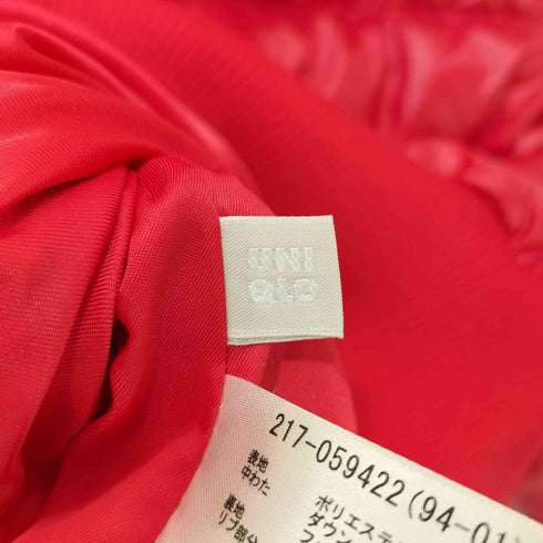 ユニクロ UNIQLO 00s OLD Y2K プレミアム ファー ダウンジャケット レディース JPN:S